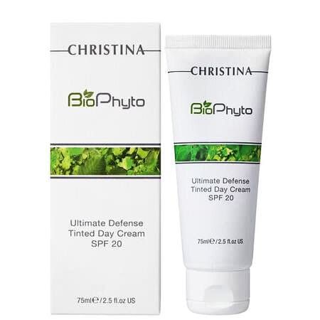 Christina Bio Phyto Ultimate Defense Tinted Day Cream SPF 20 - Дневной крем "Абсолютная защита" с тоном 75мл