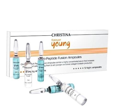 Christina Forever Young Multi-Peptide Fusion Ampoules - Ампулы с сывороткой для омоложения кожи 10шт х 3мл