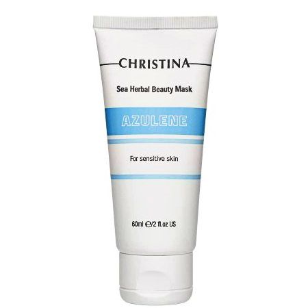 Christina Sea Herbal Beauty Mask Azulene for sensitive skin - Маска красоты для чувствительной кожи "Азулен" 60мл