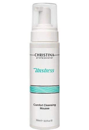 Christina Unstress Comfort Cleansing Mousse - Очищаюший мусс комфорт 200мл