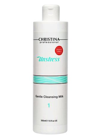 Christina Unstress Gentle Cleansing Milk – Нежное очищающее молочко (шаг 1) 300мл