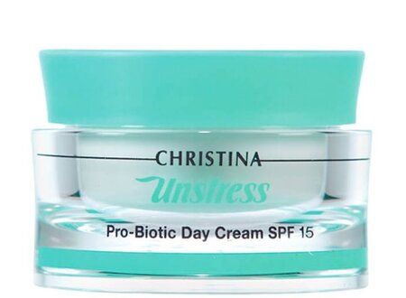 Christina Unstress Probiotic day Cream SPF15 - Дневной крем с пробиотическим действием 50мл
