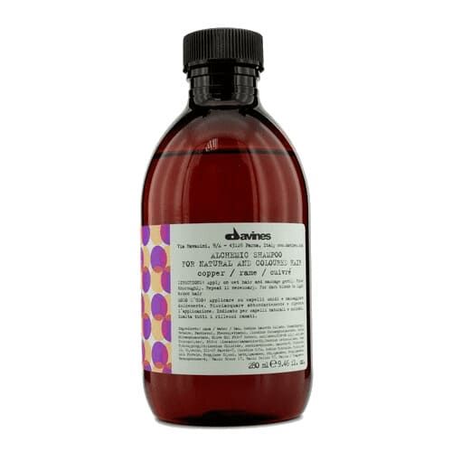Davines Alchemic Shampoo for natural and coloured hair (copper) - Шампунь Алхимик для натуральных и окрашенных волос (медный) 280мл