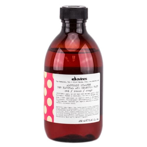 Davines Alchemic Shampoo for natural and coloured hair (red) - Шампунь Алхимик для натуральных и окрашенных волос (красный) 280мл