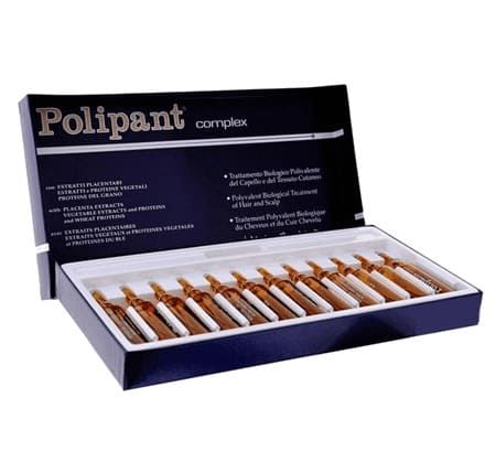 DIKSON Ampoule Polipant Complex - Уникальный биологический ампульный препарат с протеинами, плацентарными экстрактами для лечения выпадения волос 12 х 10мл