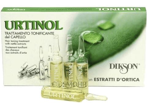 DIKSON AMPOULE URITINOL - Тонизирующее противосеборейное ампульное средство с экстрактом крапивы для жирной кожи головы 10 х 10мл