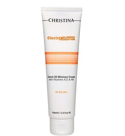 ElastinCollagen Carrot Oil Moisture Cream with Vitamins A, E & HA for dry skin – Увлажняющий крем для сухой кожи 100мл