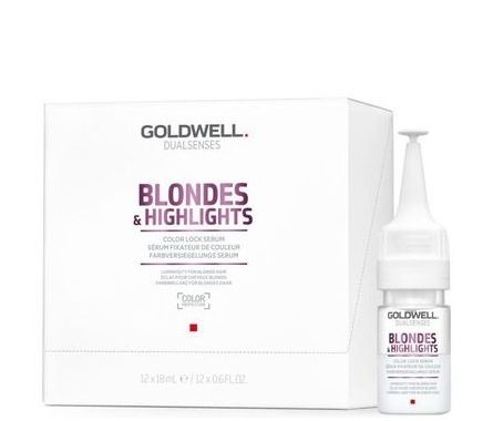 Goldwell Dualsenses Blondes and Highlights Color Lock Serum - Сыворотка для сохранения блонд-оттенка 12 х 18мл