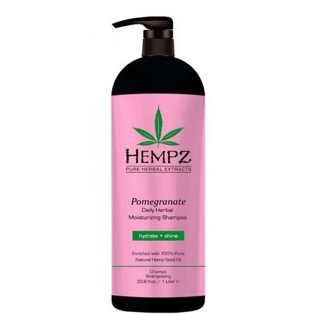 Hempz Daily Herbal Moisturizing Pomegranate Shampoo - Шампунь растительный увлажняющий и разглаживающий "Гранат" 1000мл