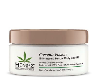 Hempz Herbal Body Souffle Coconut Fusion - Суфле для тела с "Мерцающим Эффектом" 227гр