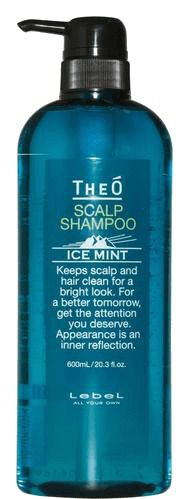 Lebel Theo Scalp Shampoo Ice Mint - Шампунь для мужчин с водой альпийских ледников 600мл