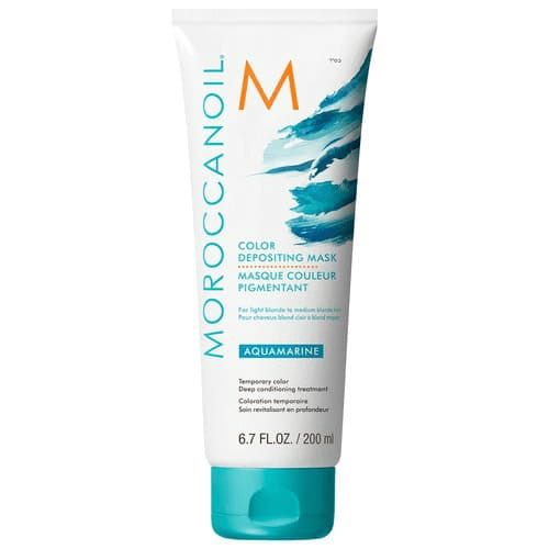 Moroccanoil Color Depositing Mask Aquamarine - Маска тонирующая для волос "Аквамарин" 200мл