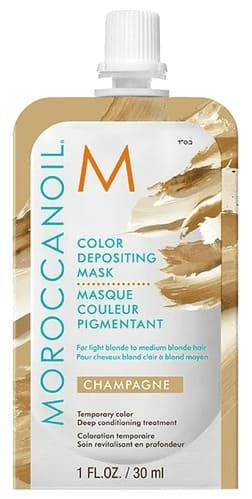 Moroccanoil Color Depositing Mask Champagne - Маска тонирующая для волос "Шампанское" 30мл